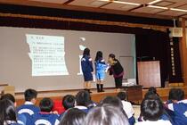 感謝の気持ちを込めて花束をおくりました