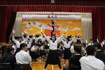 吹奏楽部のパフォーマンス