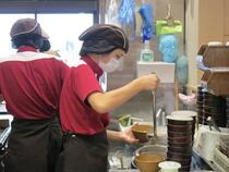 飲食店での職場体験