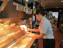 ファストフードでの職場体験