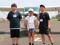 飛行状体験の様子2