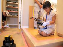 住宅建設体験の様子3