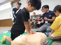 消防署体験の様子1