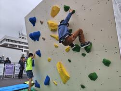 クライミング体験会の様子5