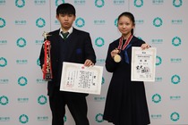 選手たちの記念撮影の様子