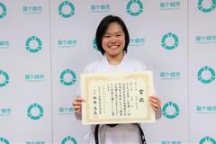 選手たちの記念撮影の様子